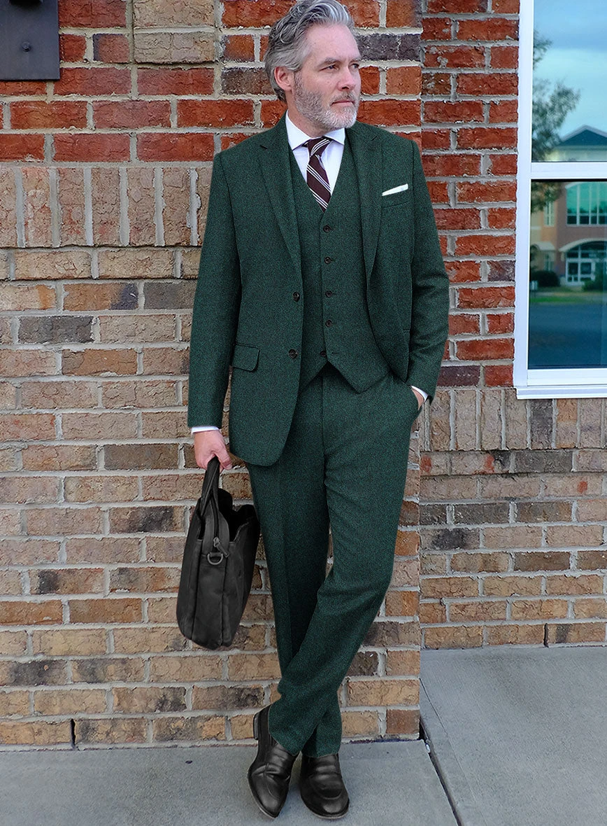 Highlander Melange Green Tweed Suit 4 Highlander Melange Green Tweed Suit - Image 2
