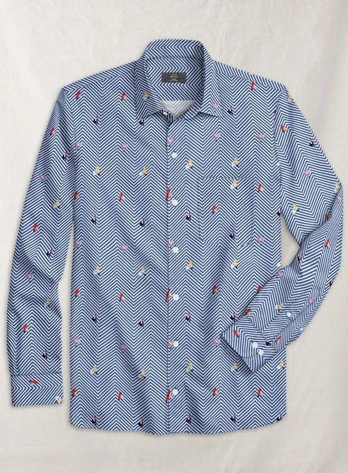 Italian Cotton Karaoke Shirt 4 Italian Cotton Karaoke Shirt - Image 2