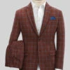 Italian Alonxi Checks Tweed Suit 1 Italian Alonxi Checks Tweed Suit -Men's Clothing Shop italianalonxicheckstweedsuitlook