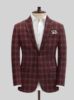 Italian Austor Checks Tweed Suit -Men's Clothing Shop italianaustorcheckstweedsuitlook 2