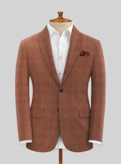 Italian Bapa Checks Tweed Suit -Men's Clothing Shop italianbapacheckstweedsuitlook 2