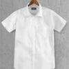 Italian Cotton Dobby Ordaz White Shirt -Men's Clothing Shop italiancottondobbyordazwhiteshrtsleeshirtlook