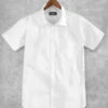 Italian Cotton Dobby Paolu White Shirt 2 Italian Cotton Dobby Paolu White Shirt -Men's Clothing Shop italiancottondobbypaoluwhiteshrtsleeshirtlook