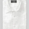 Italian Cotton Linen Tuia White Shirt 1 Italian Cotton Linen Tuia White Shirt -Men's Clothing Shop italiancottonlinentuiawhiteshirtlook