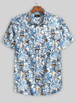 Italian Cotton Rain Forest Shirt