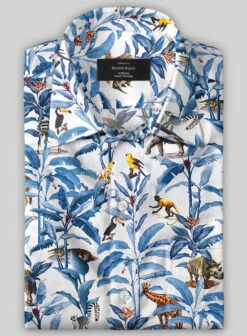 Italian Cotton Rain Forest Shirt -Men's Clothing Shop italianctnrainforestshirtlk 2