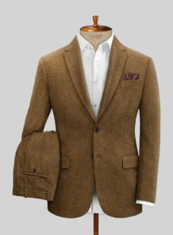Italian Highlander Rust Tweed Suit
