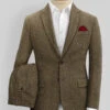 Italian Highlander Brass Green Tweed Suit -Men's Clothing Shop italianhighldrbrssgrntwdsuitlk