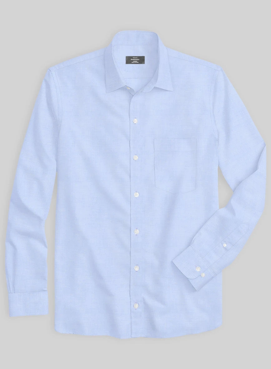 Italian Lombardo Pastel Blue Shirt 4 Italian Lombardo Pastel Blue Shirt - Image 2