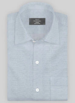 Italian Lombardo Stone Blue Shirt