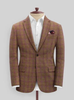 Italian Valmi Checks Tweed Suit 11 Italian Valmi Checks Tweed Suit -Men's Clothing Shop italianvalmicheckstweedsuitlook 2