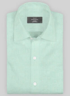 Italian Lombardo Rib Hunter Green Shirt