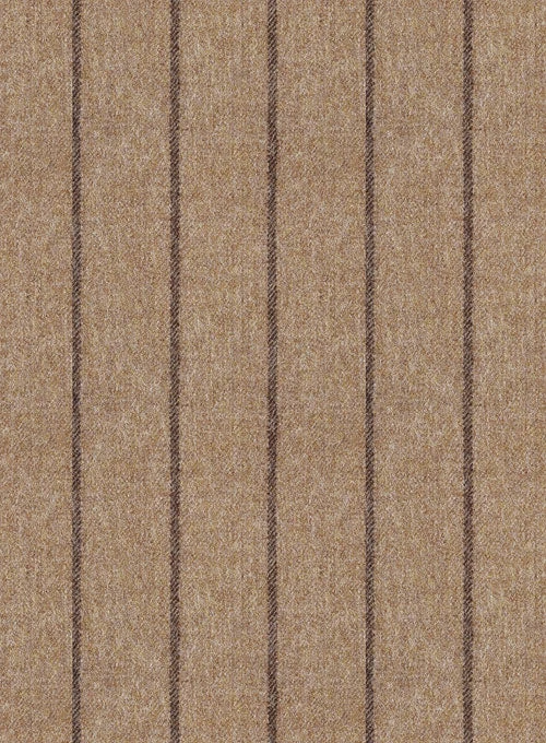 Italian Wool Cashmere Brown Stripe Suit 4 Italian Wool Cashmere Brown Stripe Suit - Image 2