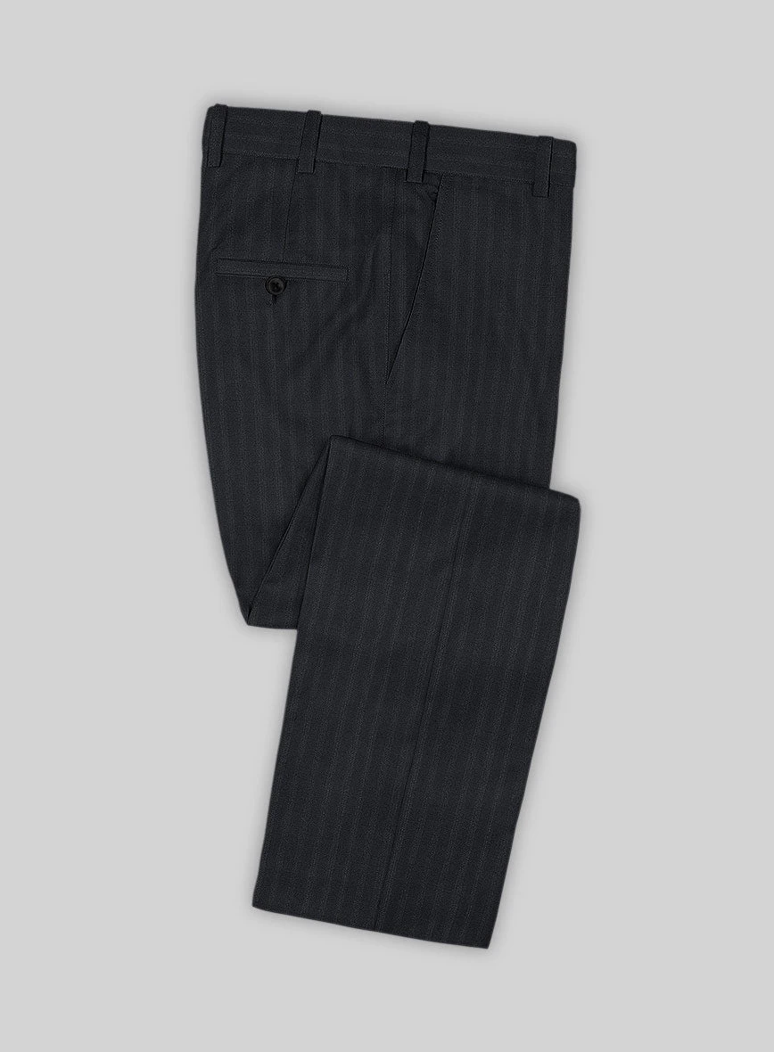 Lanificio Zegna Traveller Jaspal Blue Stripe Wool Pants 3 Lanificio Zegna Traveller Jaspal Blue Stripe Wool Pants
