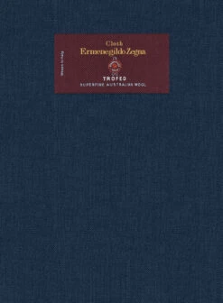 Lanificio Zegna Trofeo Flat Blue Wool Pants -Men's Clothing Shop lanificiozegnatrofeoflatbluwoolpants 2