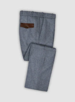 Leather Trim Tweed Suit -Men's Clothing Shop leathrimsuit 4