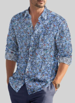 Leggiuno Linen Donio Shirt -Men's Clothing Shop leggiunolinendonioshirtlk 2