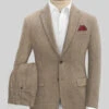 Light Weight Light Brown Tweed Suit