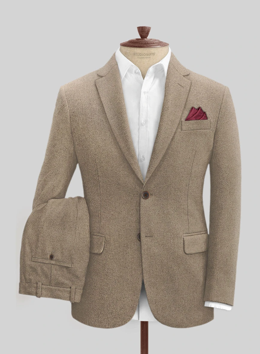 Light Weight Light Brown Tweed Suit 3 Light Weight Light Brown Tweed Suit
