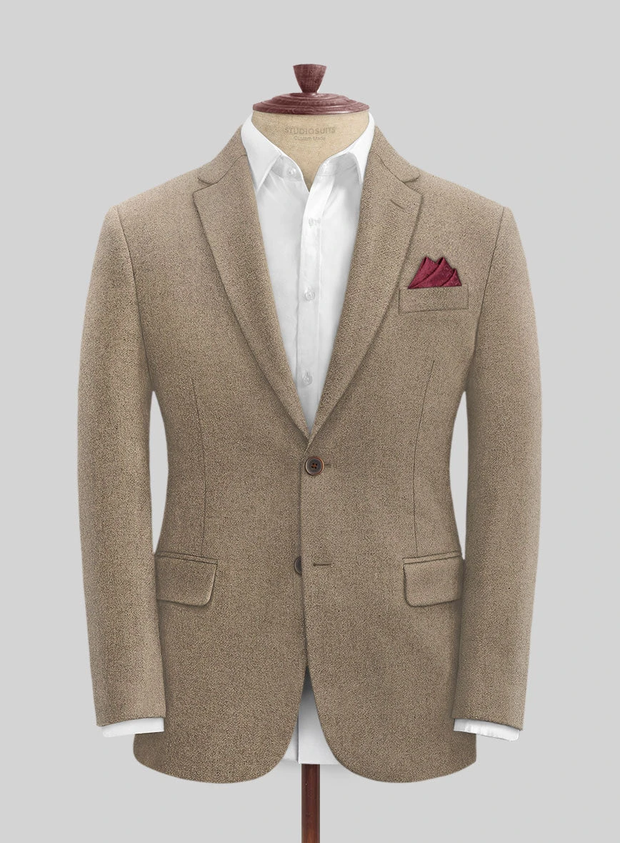 Light Weight Light Brown Tweed Suit 5 Light Weight Light Brown Tweed Suit - Image 3