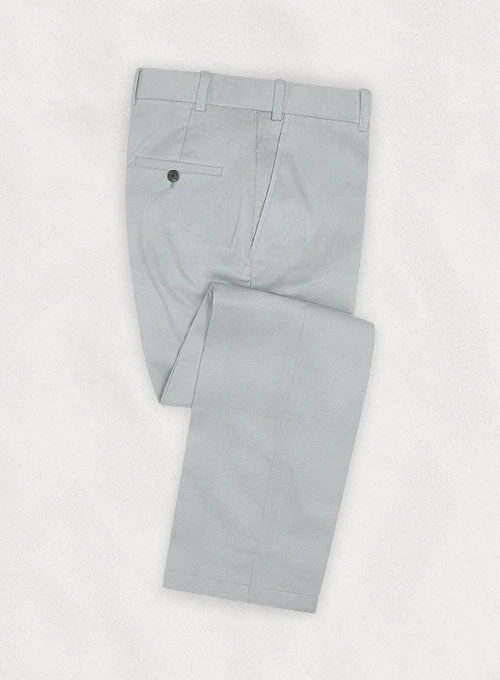 Loro Piana Zod Light Gray Cotton Pants 3 Loro Piana Zod Light Gray Cotton Pants