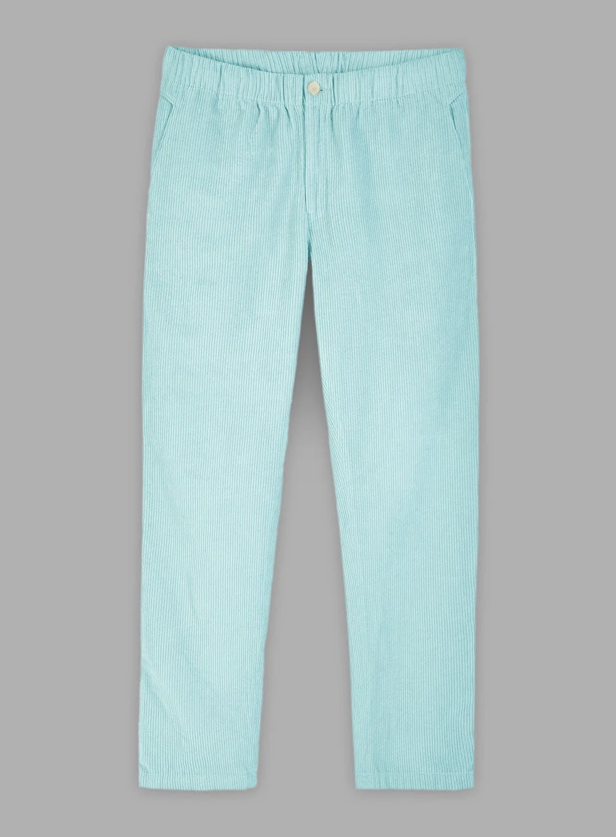 Easy Pants Light Blue Corduroy 2 Easy Pants Light Blue Corduroy
