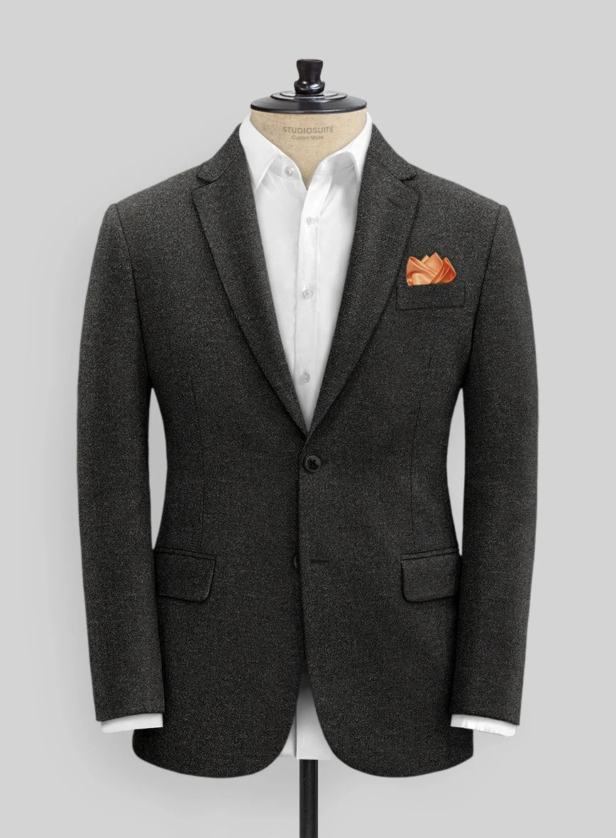 Light Weight Hamburg Charcoal Tweed Suit 5 Light Weight Hamburg Charcoal Tweed Suit - Image 3