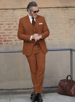 Melange Rust Tweed Suit 10 Melange Rust Tweed Suit -Men's Clothing Shop melangerusttweedsuitlok 1