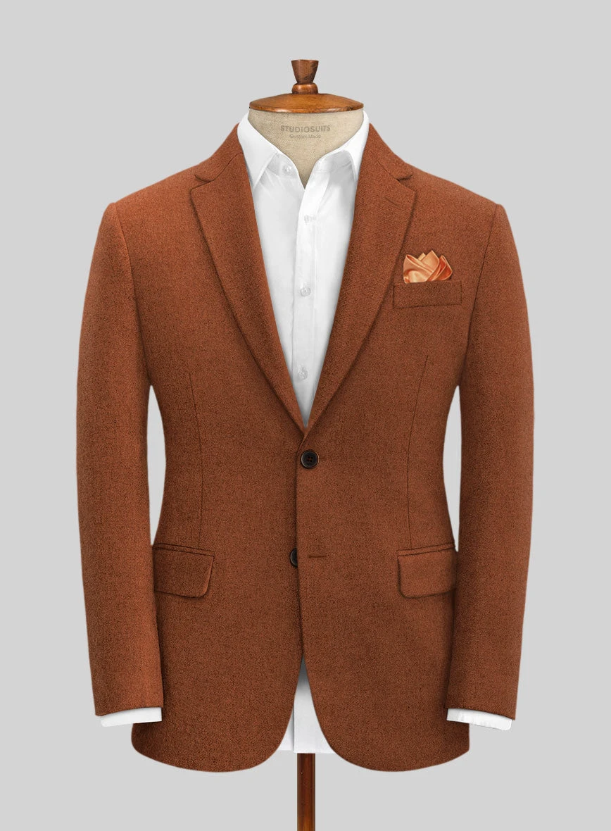 Melange Rust Tweed Suit 5 Melange Rust Tweed Suit - Image 3