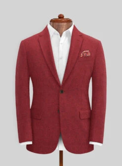 Melange Titan Red Tweed Suit -Men's Clothing Shop melangetitnredtwdsuitlk 2