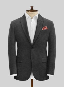 Naples Charcoal Tweed Suit 13 Naples Charcoal Tweed Suit -Men's Clothing Shop naplescharcoaltwdsuitlk 2