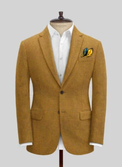 Naples English Mustard Tweed Suit -Men's Clothing Shop naplesenglishmustardtweedsuitlk 2