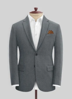 Naples Gray Tweed Suit -Men's Clothing Shop naplesgraytwdsuitlk 2