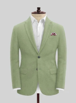 Naples Light Green Tweed Suit -Men's Clothing Shop napleslightgrntwdsuitlook 2