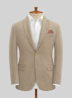 Naples Muted Beige Tweed Suit -Men's Clothing Shop naplesmutedbeigetweedsuit 2
