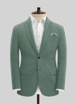 Naples Muted Green Tweed Suit -Men's Clothing Shop naplesmutedgreentweedsuitlk 2