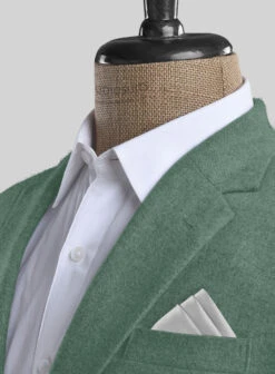 Naples Muted Green Tweed Suit -Men's Clothing Shop naplesmutedgreentweedsuitlk 3
