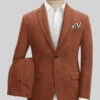Naples Prego Rust Tweed Suit -Men's Clothing Shop naplespregorusttweedsuitlk