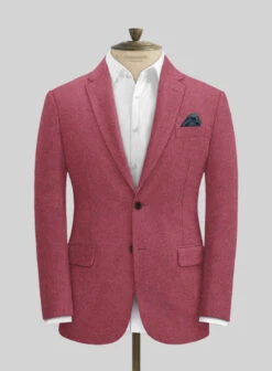 Naples Venetian Pink Tweed Suit -Men's Clothing Shop naplesvenetianpinktweedsuitlook 2