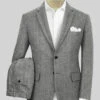 Naples Wide Herringbone Gray Tweed Suit -Men's Clothing Shop napleswideherringbonegraytweedsuitlook