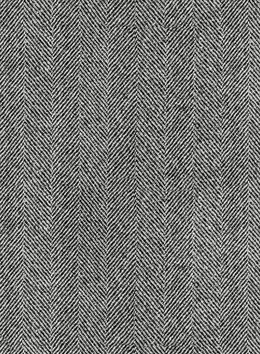Naples Wide Herringbone Gray Tweed Suit 7 Naples Wide Herringbone Gray Tweed Suit - Image 5
