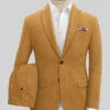 Naples Yellow Tweed Suit -Men's Clothing Shop naplesyellowtwdsuitlk