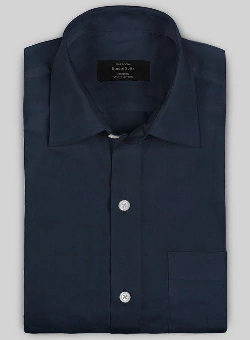Navy Poplene Shirt 3 Navy Poplene Shirt