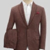 Mute Wine Herringbone Tweed Suit -Men's Clothing Shop royalwneherrngbntwdsuitlk