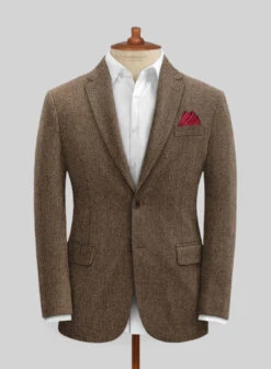 Rust Herringbone Tweed Suit -Men's Clothing Shop rustherrgbntwdsuitlk 2