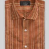 Rustic Brown Linen Shirt