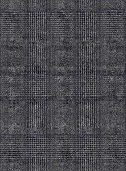 Scabal Algen Glen Gray Wool Pants -Men's Clothing Shop scabalalgengraywoolpantslook 2