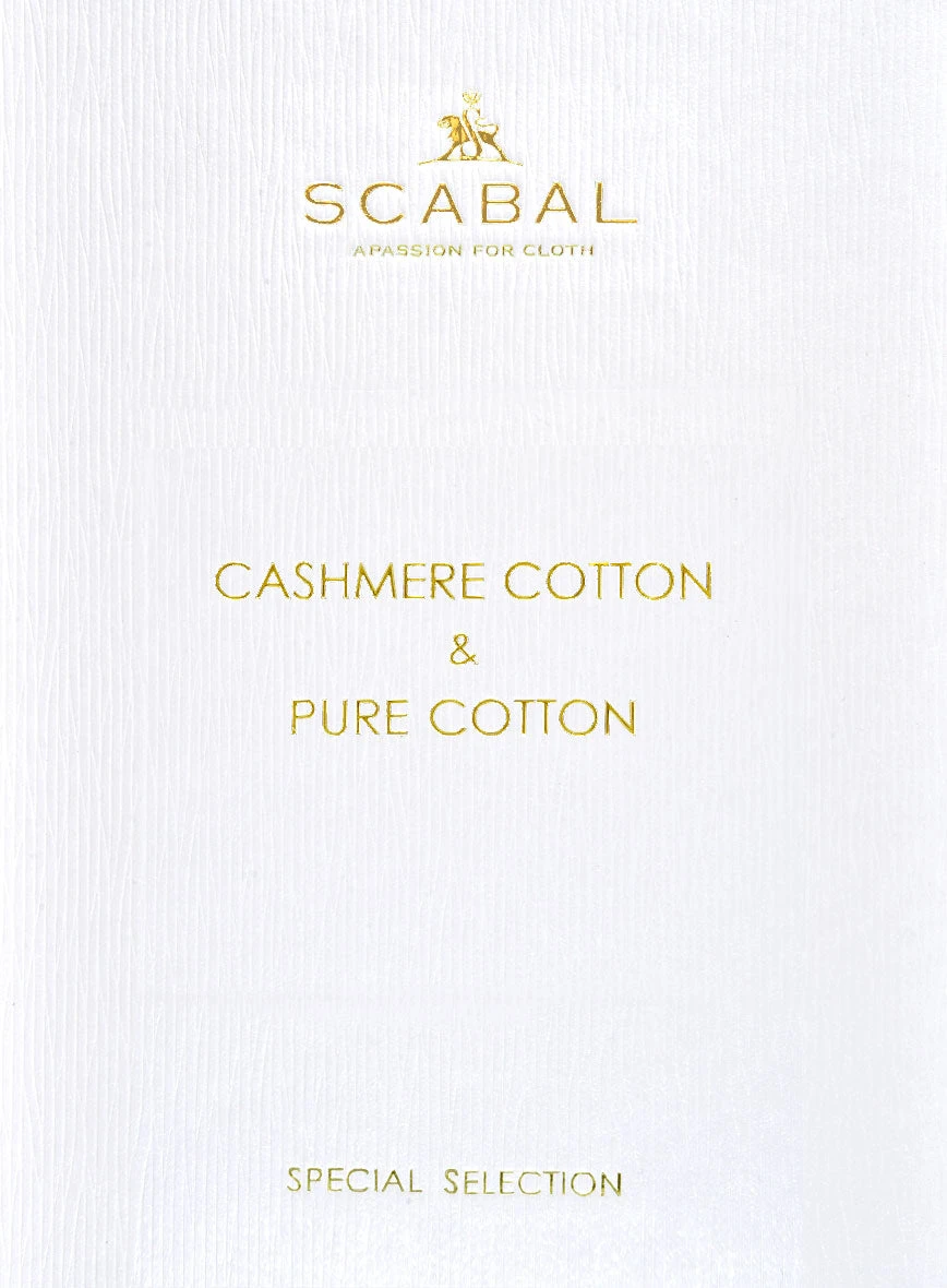 Scabal Light Fawn Cotton Stretch Pants 5 Scabal Light Fawn Cotton Stretch Pants - Image 3