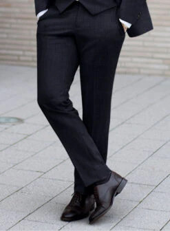 Scabal Cosmopolitan Varlli Blue Wool Pants -Men's Clothing Shop scabalcosmopolitnvarllibluwoolpntslk 1