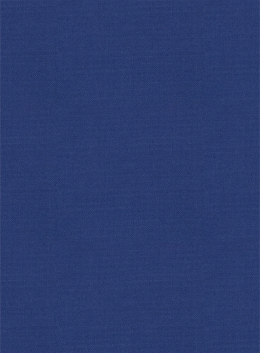 Scabal Londoner Cobalt Blue Wool Pants 5 Scabal Londoner Cobalt Blue Wool Pants - Image 3